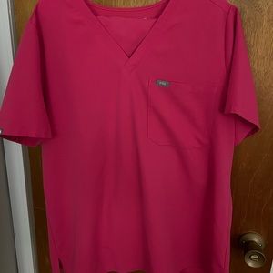 FIGS, shocking pink set